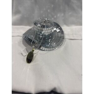 Cody Foster Shiny Mirrored Like Glass Like Cowboy Hat Western Ornament